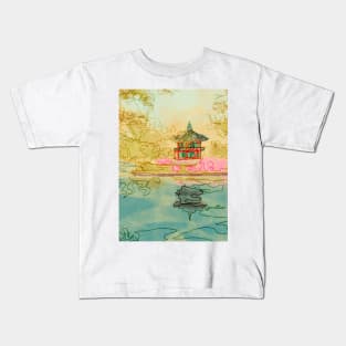 Korean pagoda Kids T-Shirt